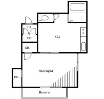 東京都板橋区常盤台３丁目 賃貸マンション 1K