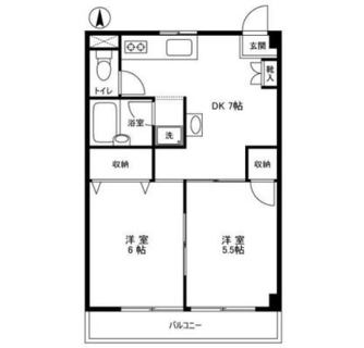 東京都板橋区仲宿 賃貸マンション 2DK
