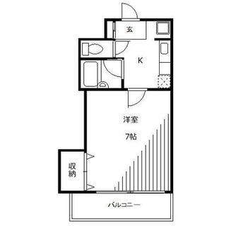 東京都板橋区赤塚３丁目 賃貸マンション 1K