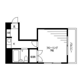 東京都板橋区西台２丁目 賃貸マンション 1K