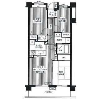 東京都板橋区桜川３丁目 賃貸マンション 3LDK