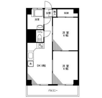 東京都板橋区赤塚新町２丁目 賃貸マンション 2DK