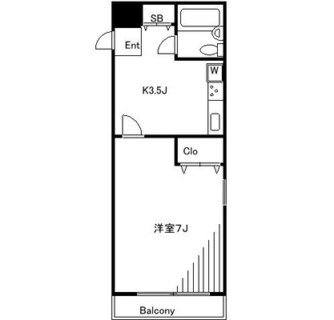 東京都板橋区常盤台２丁目 賃貸マンション 1K