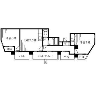 東京都板橋区志村２丁目 賃貸マンション 2DK