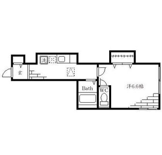 東京都板橋区本町 賃貸アパート 1K