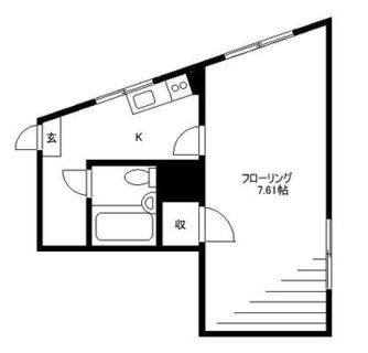 東京都板橋区坂下１丁目 賃貸マンション 1K