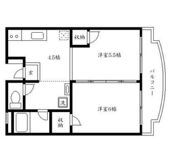 東京都板橋区幸町 賃貸マンション 2K