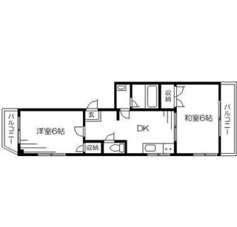 東京都板橋区蓮根１丁目 賃貸マンション 2DK