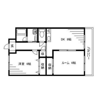 東京都板橋区志村２丁目 賃貸マンション 2DK