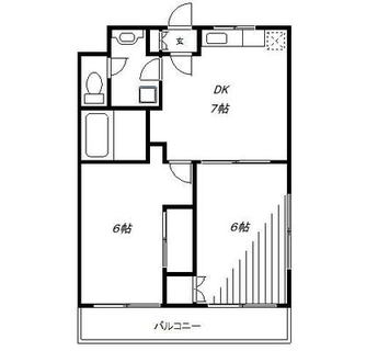 東京都板橋区四葉２丁目 賃貸マンション 2DK