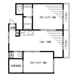 東京都板橋区志村１丁目 賃貸マンション 2LDK
