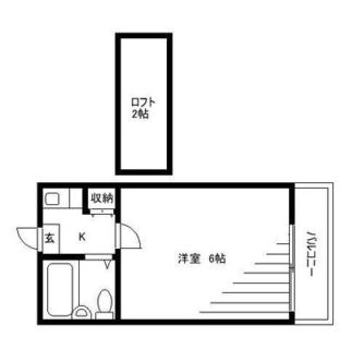 東京都板橋区大谷口上町 賃貸アパート 1K