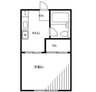 東京都板橋区板橋２丁目 賃貸マンション 1K