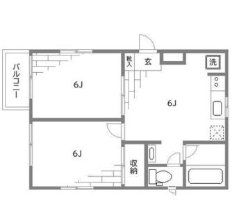 東京都板橋区上板橋３丁目 賃貸マンション 2DK