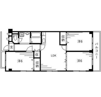 東京都板橋区上板橋２丁目 賃貸マンション 3LDK