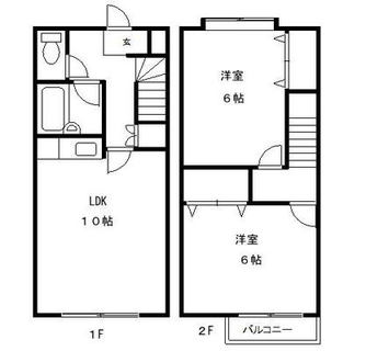 東京都板橋区東新町１丁目 賃貸テラスハウス 2LDK