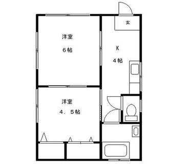 東京都板橋区弥生町 賃貸マンション 2K