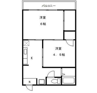 東京都板橋区蓮根２丁目 賃貸アパート 2K