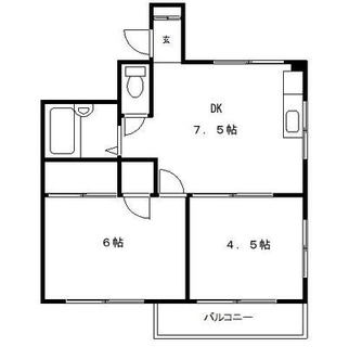 東京都板橋区東坂下２丁目 賃貸マンション 2DK