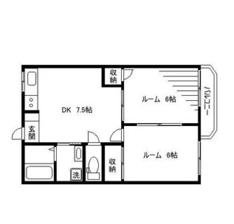 東京都板橋区志村２丁目 賃貸アパート 2DK