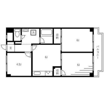 東京都板橋区成増５丁目 賃貸マンション 3DK