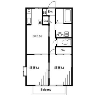 東京都板橋区前野町２丁目 賃貸マンション 2DK