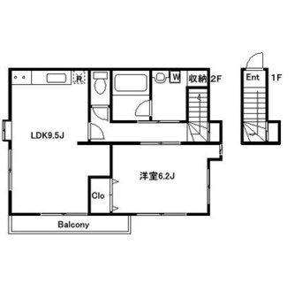 東京都板橋区東新町２丁目 賃貸アパート 1LDK