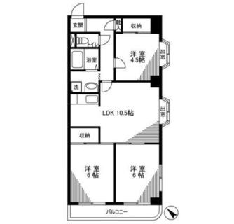 東京都板橋区成増５丁目 賃貸マンション 3LDK