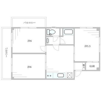 東京都板橋区熊野町 賃貸マンション 3DK