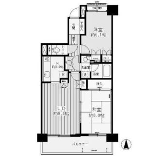 東京都板橋区板橋２丁目 賃貸マンション 2LDK