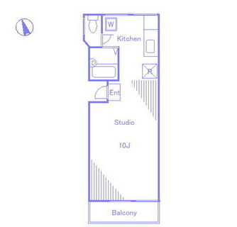 東京都板橋区上板橋２丁目 賃貸マンション 1R